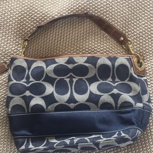 So adorable! Coach Denim purse!